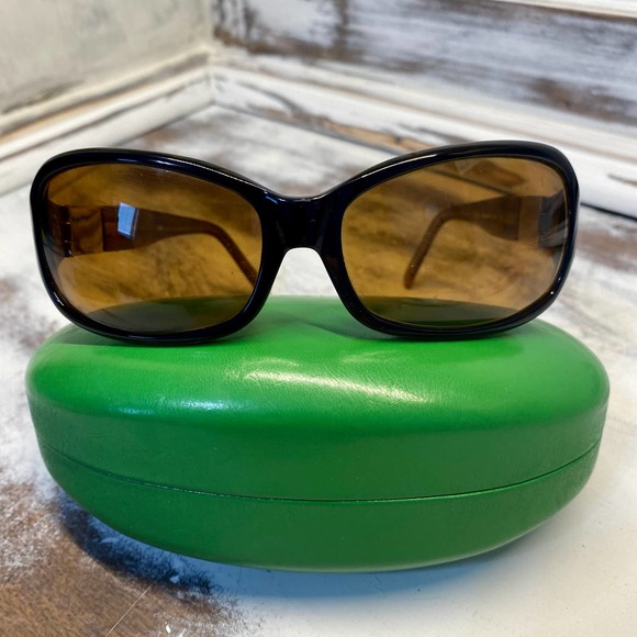 kate spade Black Frame Brown Lens Sunglasses